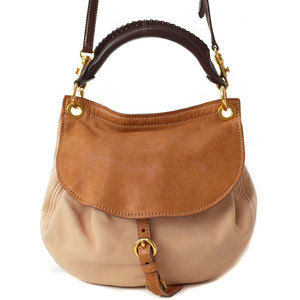Miu Miu 2way Shoulder Bag Pink Beige Brown